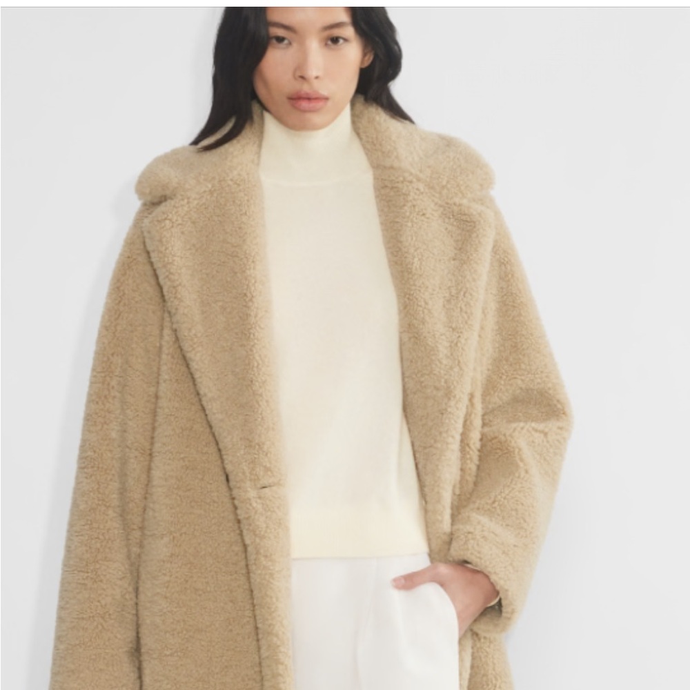 Aritzia Wilfred Teddy Only Coat in wool/cashmere size 2